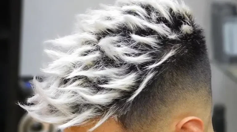 Bold and Modern: White Hair Tips for Men