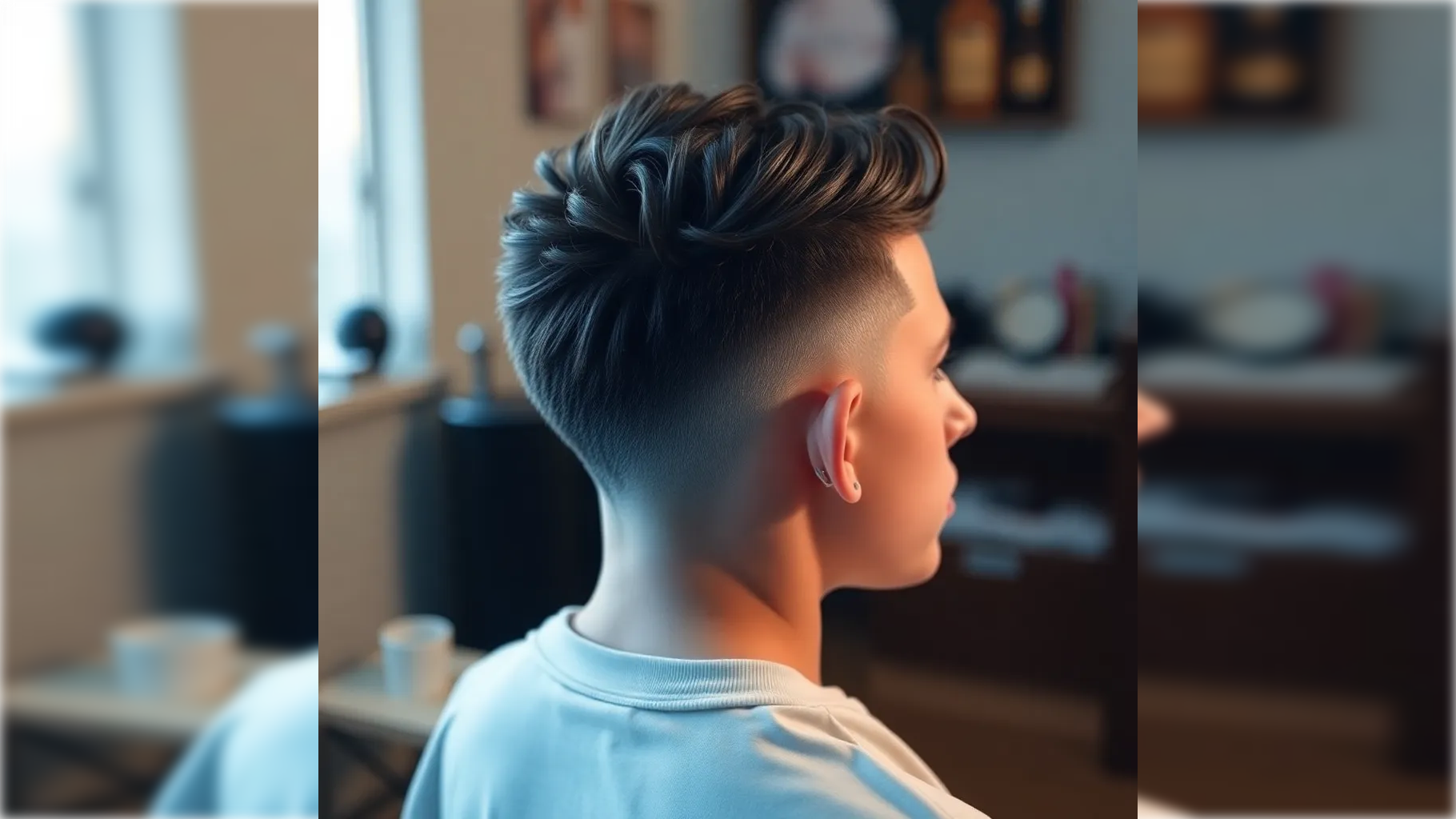 lightning bolt haircut